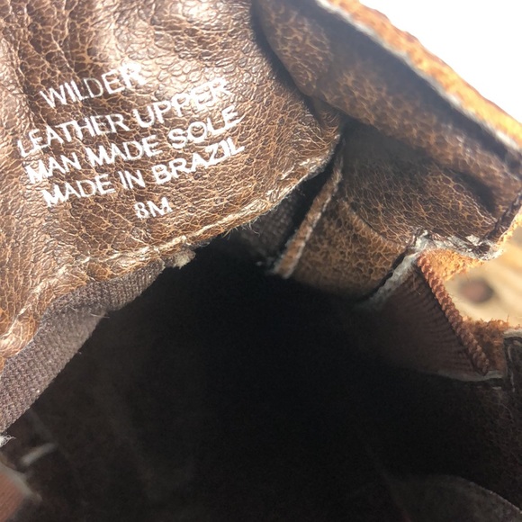 Anthropologie Matisse Leather Ankle Boot Booties Sz 8 - Picture 6 of 8